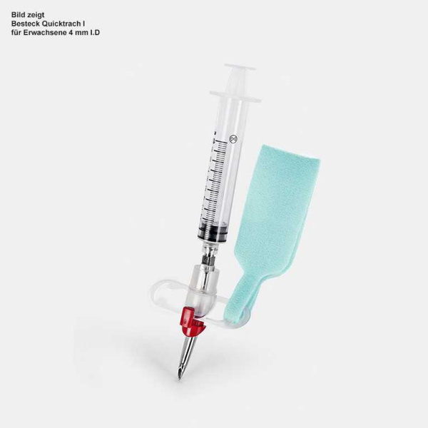 Einmal-Koniotomie Besteck Quicktrach I für Kinder mit 2 mm I.D., steril