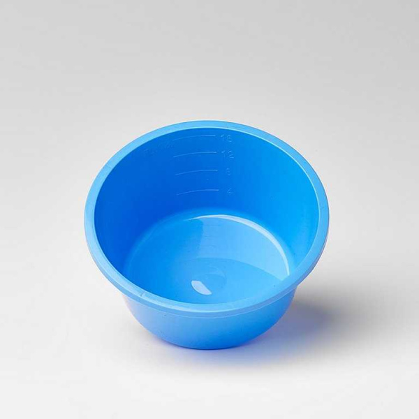 Einmal-Kunststoffschalen blau, steril, 500 ml VE = 40 Stück