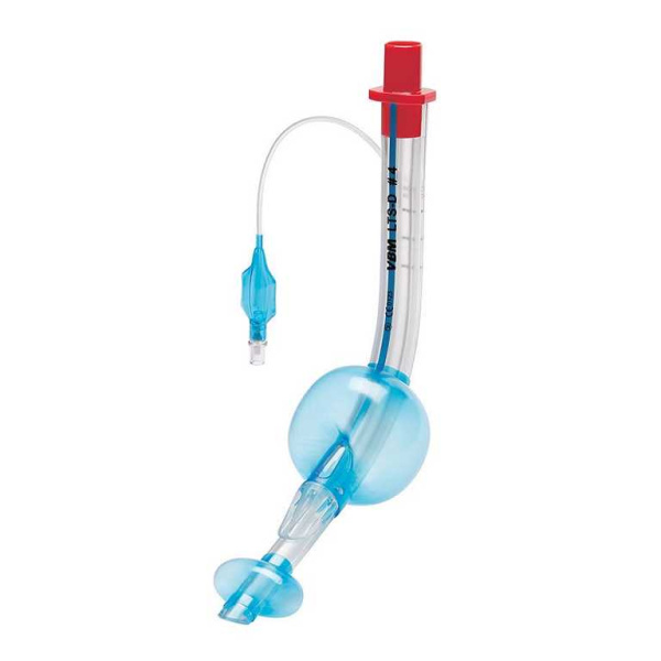 Einmal-Larynx-Tubus LTS-D Einzel Set Gr. 4 rot für Erwachsene 155 -180 cm mit farbcodierter Spritze