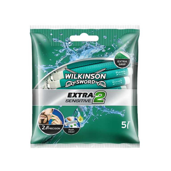 Einmal-Rasierer Wilkinson Extra 2 Sensitive 5 Stück