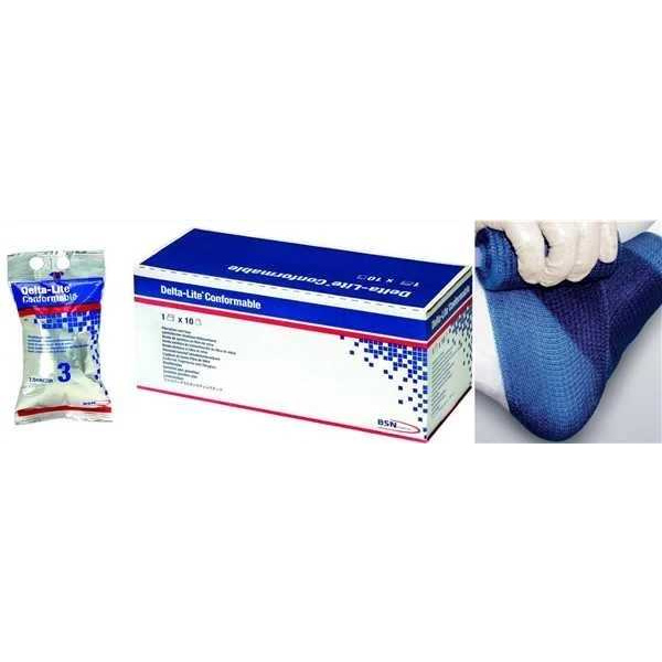 Delta-Lite Conformable Stützverband,3,6 m x 10,0 cm, weiß 10 Stück