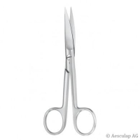 feine chir. Schere gebogen, spitz/spitz, 11,5 cm Pack =...