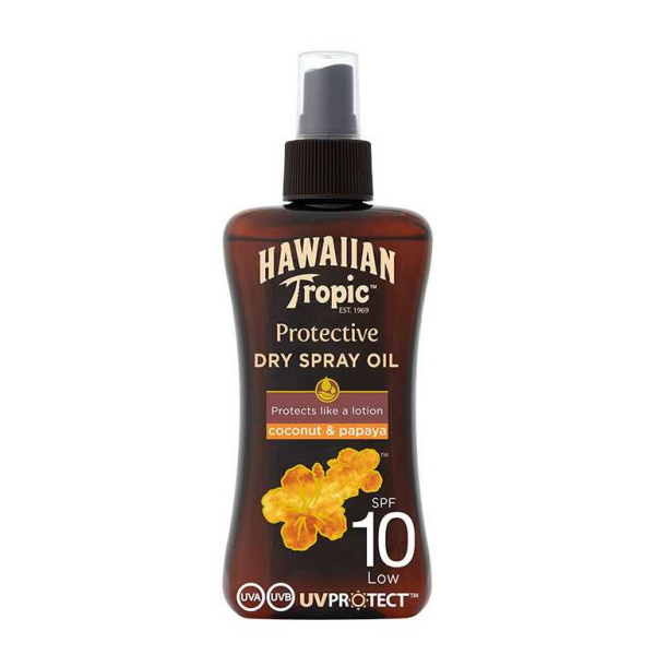 Hawaiian Tropic Protective Dry Spray Oil 200 ml LSF 10 =Y0052501