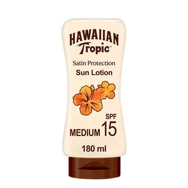 Hawaiian Tropic Satin Protection Sun Lotion 180 ml mit LSF 15