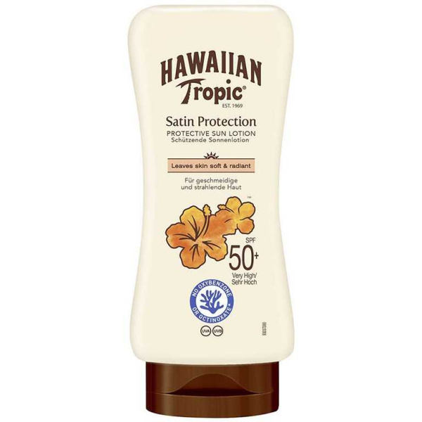 Hawaiian Tropic Satin Protection Sun Lotion 180 ml mit LSF 50+