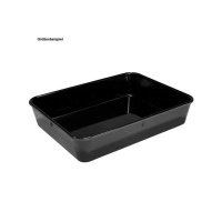 Instrumentenschale 420 x 280 x 60 mm,hoher Rand, schwarz...