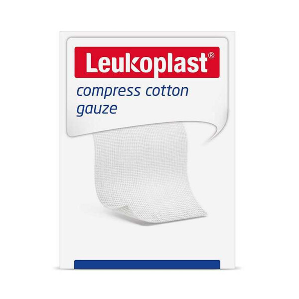 Leukoplast Compress Cotton Gauze  unsteril, 10 x 10 cm, 12-fach VE = 100 Stck Stück