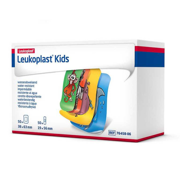 Leukoplast Kids, Mischpackung mit 2 Pflastergrößen 100 Stück