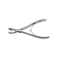 Luer Hohlmeisselzange 17 cm gebogen