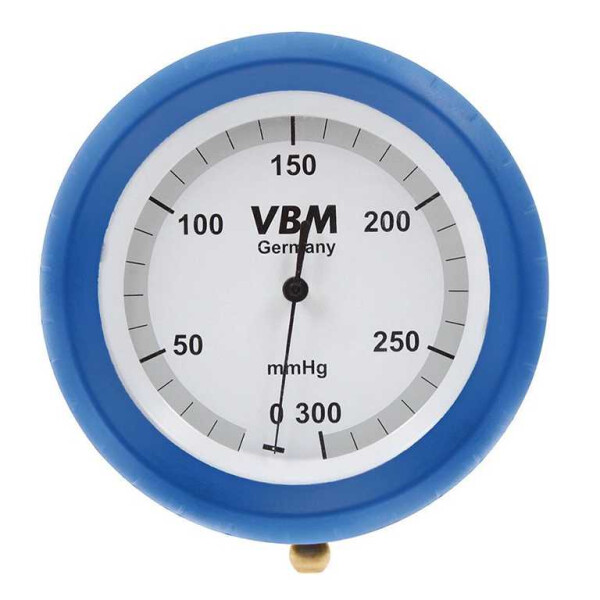 Manometer 300 mmHg zur Fixation an der Druckinfusionsmanschette, druckgeprüft wiederverwendbar