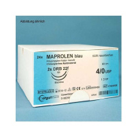 MAPROLEN DS 19 5/0=1, monofil, blau Nahtmaterial...