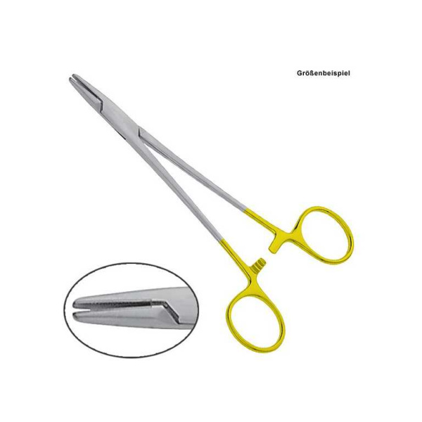 MAYO-HEGAR Nadelhalter TC, gerade,18,5 cm