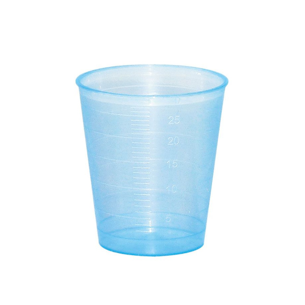 Medizinbecher blau  VE/UK = 3750 Stück
