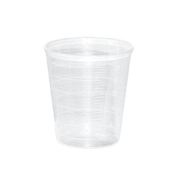 Medizinbecher transparent VE = 80 Stück