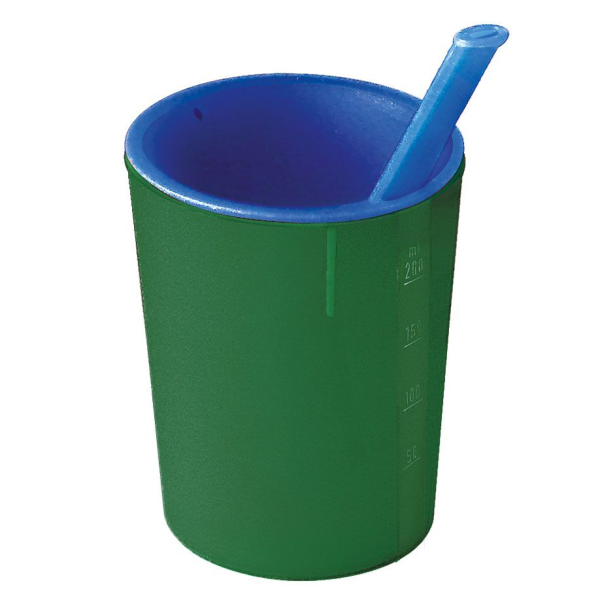 medizinische Trinkhilfe grün-blau 200 ml Beutel = 10 Stück