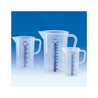 Messbecher, PP, erhabene blaue Skala,100 ml