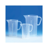Messbecher, SAN, erhabene Skala, 1000 ml