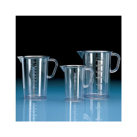 Messbecher, SAN, erhabene Skala, 250 ml