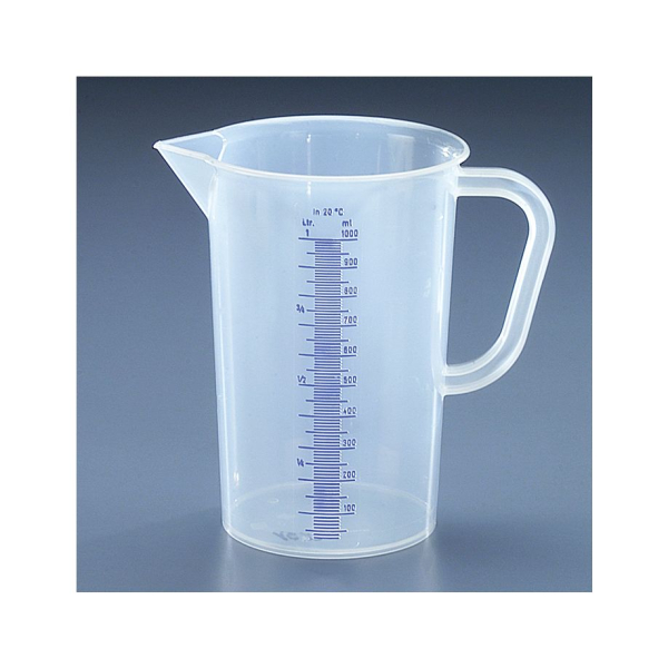 Messkanne 1000 ml, opak transparent