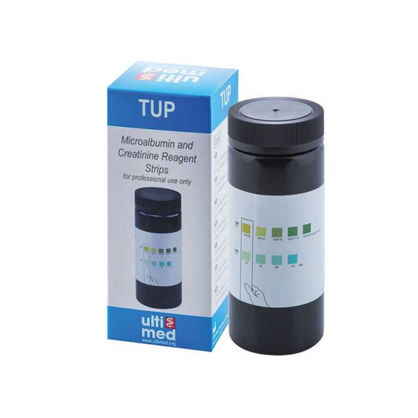 Mikroalbumin/Kreatinin Harnteststreifen 25 T.
