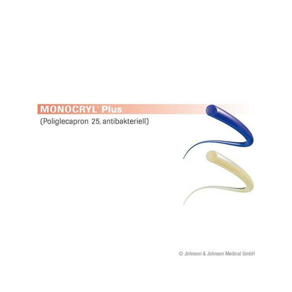 MONOCRYL Plus PS2 Multipass 4/0=1,5 Nahtmaterial Fadenlänge 70 cm 36 Stück ungefärbt monofil