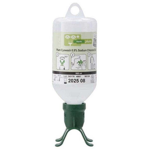 Plum Augenspülflasche Duo 500 ml 0,9 % Natriumchloridlösung