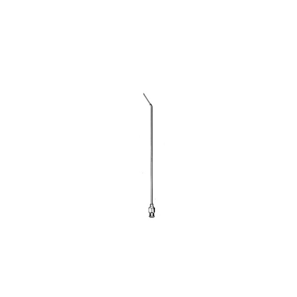 Proktologiekanüle 1496 LL Ø 0,6 mm, 142 mm lang, gebogen, unsteril