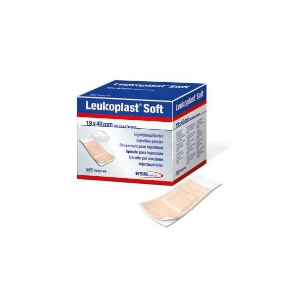 Leukoplast Soft Injektionspflaster 1,9 x 4 cm 100 Stück