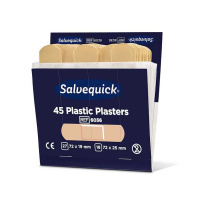 Salvequick wasserabweisende Pflaster Refill 45 Strips