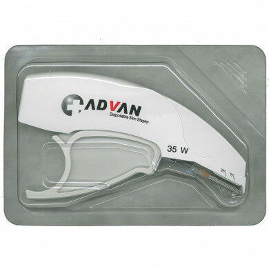 Advan Einmal-Hautklammergeräte Wide steril mit 35 Klammern 5 Stück
