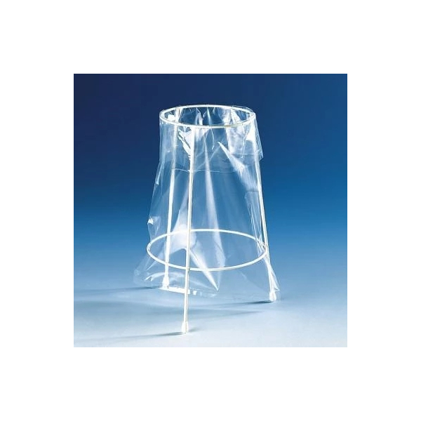 St&auml;nder f&uuml;r Entsorgungsbeutel, Stahldraht, wei&szlig;