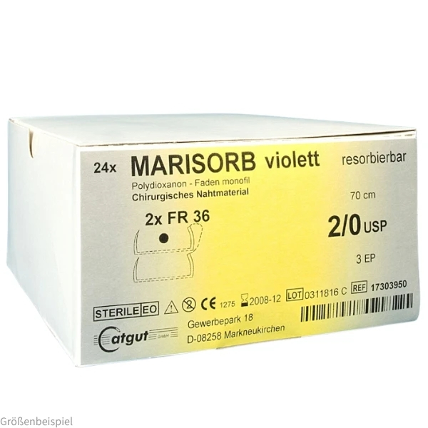 Ti-Cron C-13 4/0=1,5 blau Nahtmaterial Fadenl&auml;nge 45 cm VE = 36 St&uuml;ck