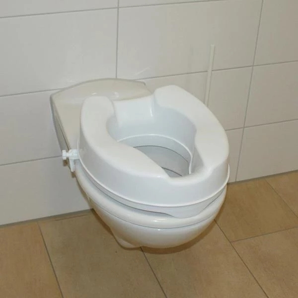 Toilettensitzerh&ouml;hung, wei&szlig; mit Deckel
