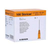 Sterican Kan&uuml;le Nr. 1, 100 0,90x40mm, 20G, gelb