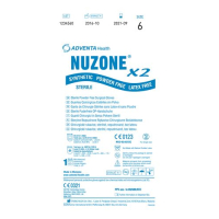 Nuzone X2 Enhanced Synthetische OP-Handschuhe, latexfrei in verschiedenen Gr&ouml;&szlig;en