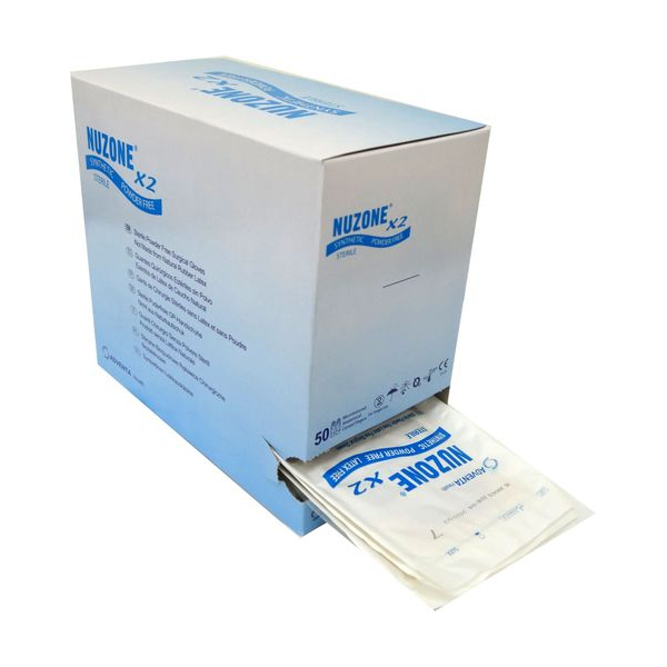 Nuzone X2 Enhanced Synthetische OP-Handschuhe, latexfrei Gr&ouml;&szlig;e 6,0