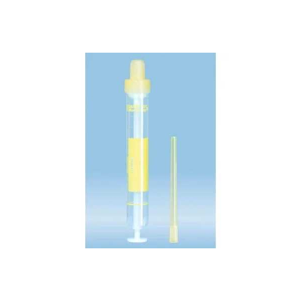 Urin-Monovette Z, 8,5ml, 92x15mm, Papieretikett VE = 500 Stück einzeln steril verpackt