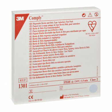 Comply Bowie+Dick Einmaltestpaket Deutsch 3x13x13cm  20 Stück