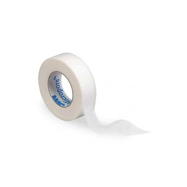 3M Micropore Vliespflaster hautfarben, 2,5 cm x 9,1 m 12 Stück
