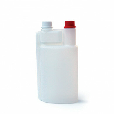 Dosierflasche unbefüllt 1 Liter  mit 60ml Kammer