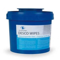 Desco Wipes Vliestuchspender klein, blau 1 Spendereimer...