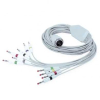EKG-Komplettkabel mit Bananenstecker für Cardioline...