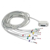 EKG-Komplettkabel mit Bananenstecker für Cardiosmart...