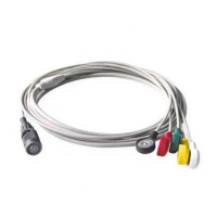 EKG-Komplettkabel mit Druckknopf für Customed...
